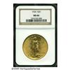 Image 3 : 1924 $20 MS66 NGC. Booming luster and exquisite o