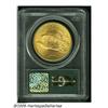 Image 2 : 1927 $20 MS64 PCGS. Exquisitely toned with pink a