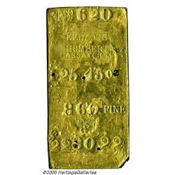 Kellogg & Humbert Assayers Gold Face Plate. No. 6