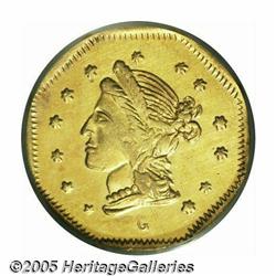 1869 $1 Liberty Octagonal 1 Dollar, BG-1106, High