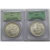 Image 1 : 2- PCGS GRADED MORGAN DOLLARS, 1883-O MS61,