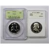 Image 1 : 1959 FRANKLIN HALF DOLLAR PCGS PR66,