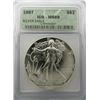 Image 2 : 1987 AMERICAN SILVER EAGLE ICG MS69