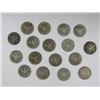Image 2 : BARBER QTR LOT of 17 COINS