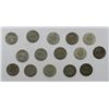 Image 2 : BARBER DIME LOT of 15 COINS