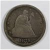 Image 1 : 1875-TWENTY CENT PIECE VG