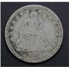 Image 1 : 1860-O SEATED QUARTER VG