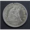 Image 1 : 1877-S SEATED QUARTER- XF/ AU RIM NICK