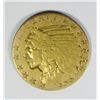 Image 1 : 1909 INDIAN $5 GOLD COIN - HALF EAGLE