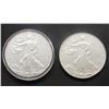 Image 1 : 1997 & 2012 AMERICAN SILVER EAGLES