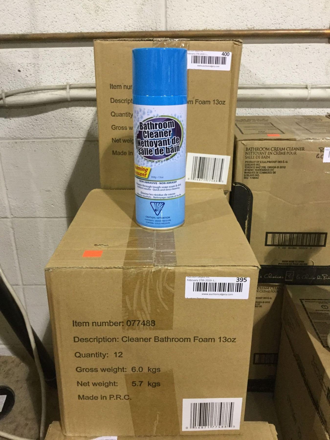 Case of Foaming Bathroom Cleaner (12 x 368g)