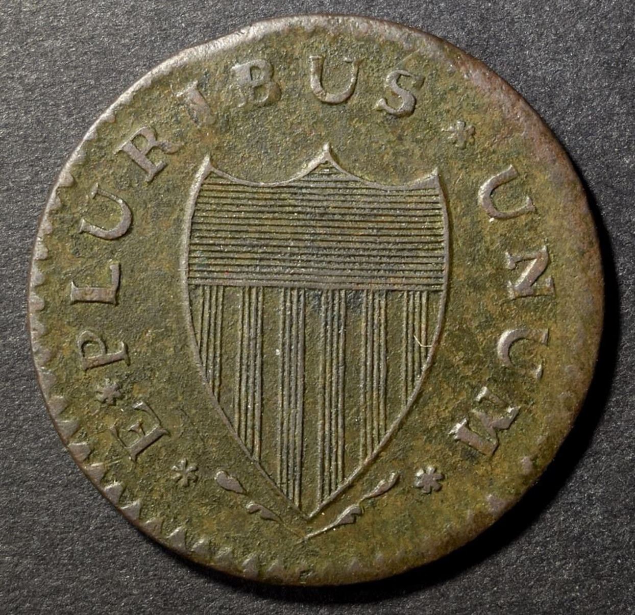 1788 NEW JERSEY COLONIAL COIN, VF