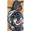 Image 1 : Norval Morriseau Canadian Acrylic on Birch Skin