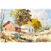 Image 1 : Edward Garbely 1908-1999 American Watercolor Paper