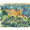 Image 1 : Style of Paul Cezanne French Impressionist Tempera