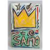 Image 2 : Jean-Michel Basquiat Neo-Expressionist Mixed Media