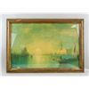 Image 2 : 70's Signed Bogart Lithograph Venice Scene Framed