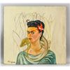 Image 2 : Frida Kahlo Mexican Surrealist Oil on Canvas