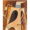 Image 1 : Wifredo Lam Cuban Surrealist Oil on Canvas