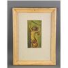 Image 2 : Canadian Oil Painting of Figure on Panel Framed