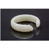 Image 2 : Chinese Hetian Jade White Double Dragon Bangle