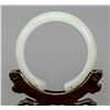 Image 6 : Chinese Hetian Jade White Double Dragon Bangle
