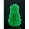 Image 2 : Burma Fine Green Jadeite Carved Guanyin Pendant