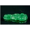 Image 4 : Burma Fine Green Jadeite Carved Guanyin Pendant