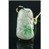 Image 1 : Chinese Fine Green Jadeite Pendant w/ Certificate