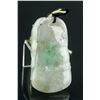 Image 4 : Chinese Fine Green Jadeite Pendant w/ Certificate