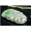 Image 5 : Chinese Fine Green Jadeite Pendant w/ Certificate