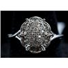 Image 1 : 10K White Gold Diamond Cluster Ring CRV $1350