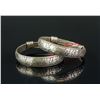 Image 1 : Pair Chinese Silver Bracelet with Zu Yin Mark