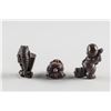 Image 2 : Three Assorted Japanese Boxwood Carved Netsuke