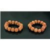 Image 1 : Pair of Chinese Bodisu Bracelets