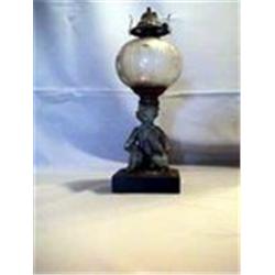 CAT & MOUSE FIGURE (COMIC) 10 3/4" C 1880 CIRCA