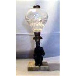 CHINAMAN FIGURE, BROKEN HAND 12 3/4"C, 1887 CIRCA