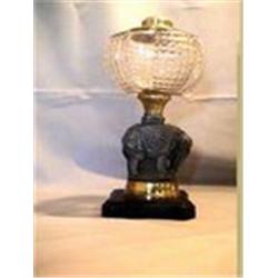 ELEPHANT-POL FIGURE 10 1/2"C, 1887-88 CIRCA 