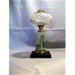 COMPOSITION WOMAN DECAL 11 1/2"C, 1870 CIRCA 