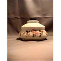 MILK GLASS, PINK, 5 1/2"C, 1900 CIRCA 