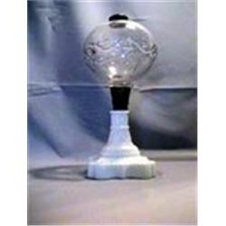 MG BASE, MOUNTAIN LAUREL, 9 1/2"C, 1870 CIRCA