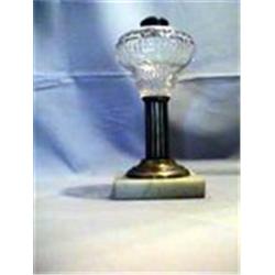 MARBLE BASE, EARLY GREEK KEY, 8 3/4", 1875 CIRCA 