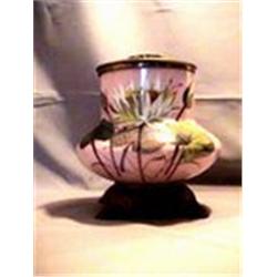 1881 STYLE CASE, WATER LILY, 8 1/4"C, 1881 CIRCA 