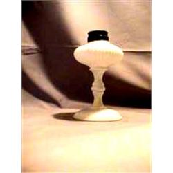 MILK GLASS, 7 1/4"C, 1880 CIRCA
