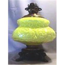 YELLOW CASED GWTW, 14"F, 1890 CIRCA 