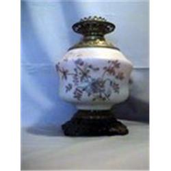 FLORAL SATIN PANSY, 11 3/4"B, 1890 CIRCA 