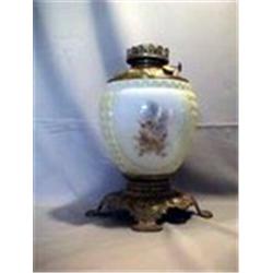 CHERUB-SCENES LAMP, 13"B, 1890 CIRCA 