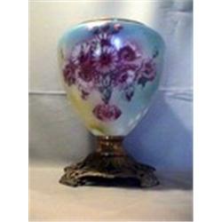 PINK-WHITE LAMP BASE 11 1/4"-R 1890 CIRCA