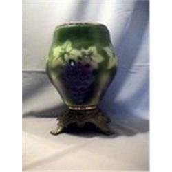 GRAPE & LEAVES LAMP BASE 11 3/4"-R, 1900 CIRCA