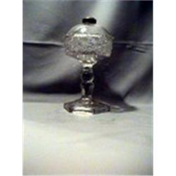 DAISY & BUTTON ONE PIECE LAMP 9"-C, 1880 CIRCA